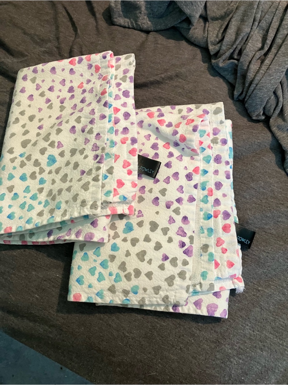 Heart Hand Towels
